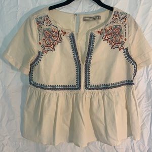 Abercrombie & Fitch Embroidered blouse